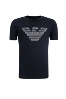 tričko | regular fit Emporio Armani 	tmavomodrá	